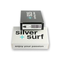 Silver+Surf Silber Schmuck Ski Gr&ouml;&szlig;e L Cross Circle