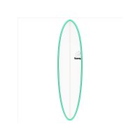 Surfboard TORQ Epoxy TET 7.2 Funboard  Seagreen mint green