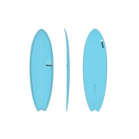 Surfboard TORQ Epoxy TET 5.11 MOD Fish blau