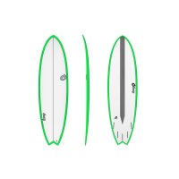 Surfboard TORQ Epoxy TET CS 6.6 Fish Carbon gr&uuml;n