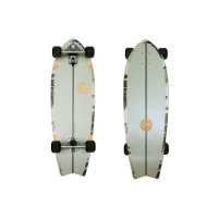 Slide Surfskate FISH PAVONES 32 gr&uuml;n wei&szlig;