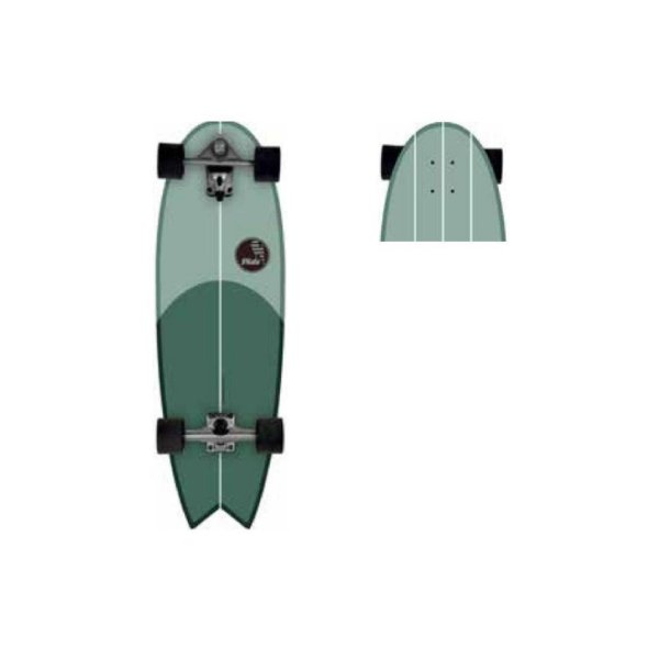 Slide Surfskate SWALLOW SALADITA 33 mint gr&uuml;n