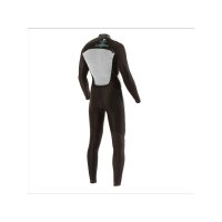 VISSLA Seven Seas 4.3mm neoprene wetsuit fullsuit with chest Zip black