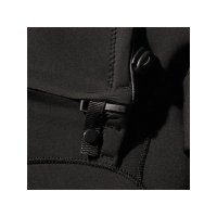 VISSLA 7 SEAS 6.5mm Neopren Wetsuit Fullsuit mit Haube und Chest Zip in schwarz Gr&ouml;&szlig;e L