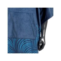 MADNESS Change Robe Surf Poncho Unisize Navy Swirl blue