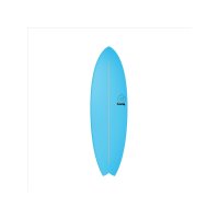 Surfboard TORQ Softboard 5.11 Mod Fish Blau