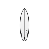 Surfboard TORQ TEC Go-Kart 6.4 Rail black