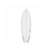 Surfboard TORQ TEC Twin Fish 5.10 weiß