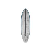 Surfboard TORQ ACT Prepreg BigBoy23 6.6 blau Rail