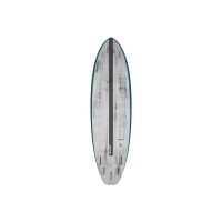 Surfboard TORQ ACT Prepreg BigBoy23 7.2 blau Rail