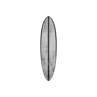 Surfboard TORQ ACT Prepreg Chopper 7.2 schwarz Rail