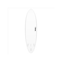 Surfboard TORQ Epoxy TET 6.8 Funboard Pinlines weiß