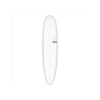 Surfboard TORQ Epoxy TET 8.6 Longboard Pinlines white