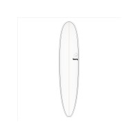 Surfboard TORQ Epoxy TET 9.0 Longboard Pinlines weiß