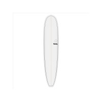 Surfboard TORQ Epoxy TET 9.1 Longboard  Pinlines weiß