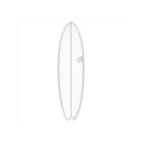 Surfboard TORQ Epoxy TET CS 6.6 MOD Fish Carbon white