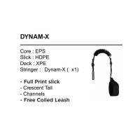 FLOOD Bodyboard Dynamx Stringer 40 Palm 2 Orange