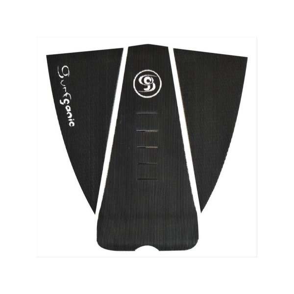 Surfganic Premium Eco Tailpad weiß Surfboard 3-teilig  Grippad Footpad Traktion 