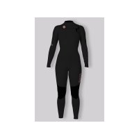 SISSTR Evolution Seven Seas 4.3mm neoprene wetsuit chest zip women black size 14