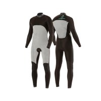 VISSLA Seven Seas Comp wetsuit 3.2mm neoprene  fullsuit chest zip black