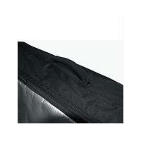 SNIPER Bodyboard Tasche Rollcover mit R&auml;dern silber schwarz
