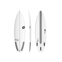 Surfboard TORQ Epoxy TEC Comp 5.8 carbon wei&szlig;