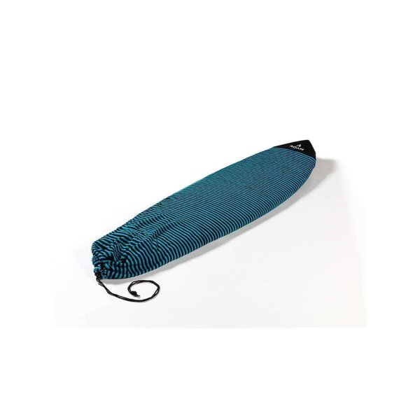 ROAM Surfboard Surf Socke Hybrid Fish Board Länge 6.6 Streifen blau