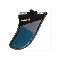 FUTURES Single Surf Finne Rudder 10.0 Fiberglass schwarz US box