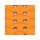 ROAM Footpad Deck Grip Traction Pad black orange 3-piece