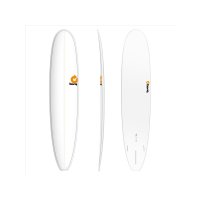 Surfboard TORQ Epoxy TET 9.6 Longboard  Pinline white