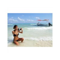 Overboard Waterproof Camera Zoom Lens Case black