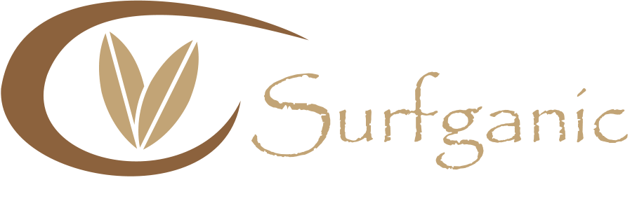 surfganic logo + schriftzug